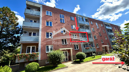 Pěkný zděný byt 3+kk s garáží Havlíčkův Brod - Fotka 1