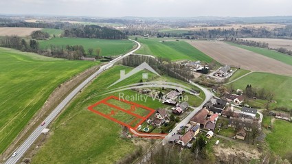 Stavební pozemek 1276 m², Chlístov u Okrouhlice s výbornou dostupností - Fotka 3